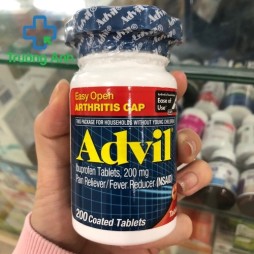 Advil Coated Tablets 200Mg 200 Viên