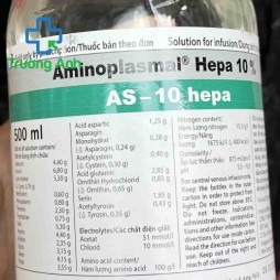 Aminoplasmal 10% 500Ml