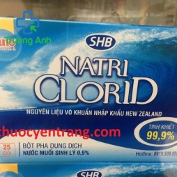 Bột Pha Dung Dịch Muối Sinh Lý Natri Clorid