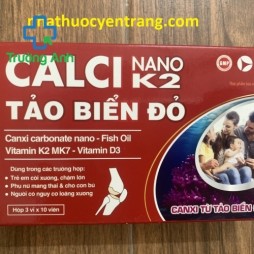 Calci Nano K2 Tảo Biển Đỏ