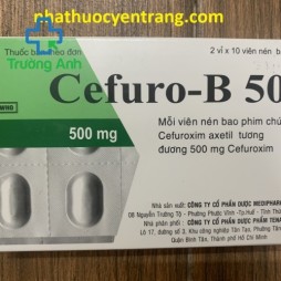 Cefuro-B 500Mg (20 Viên)