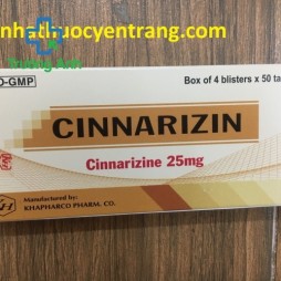 Cinnarizin 25Mg Khánh Hòa