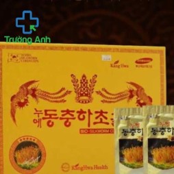 Đông Trùng Hạ Thảo Kanghwa Hộp Gỗ Vàng Hàn Quốc 60 Gói