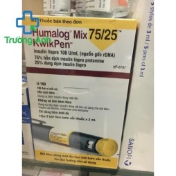 Humalog Mix 75/25 Kwikpen 100Iu/Ml X 3Ml