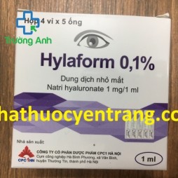 Hylaform 0.1% 1Ml
