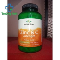 Kẹo Ngậm Swanson Zinc & C 200 Lozenges