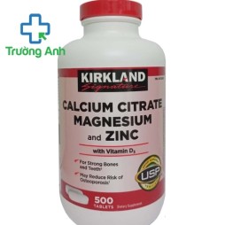 Kirkland Calcium Citrate Magnesium And Zinc 500 Viên