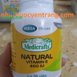 Medicrafts Natural Vitamin E 400Iu 30 Viên