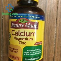 Nature Made Calcium Magnesium Zinc With Vitamin D3, 300 Viên