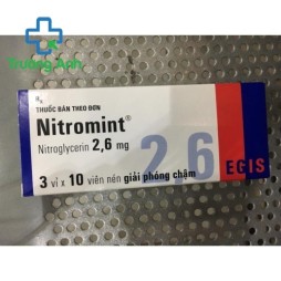 Nitromint 2.6Mg (Hộp 60 Viên)