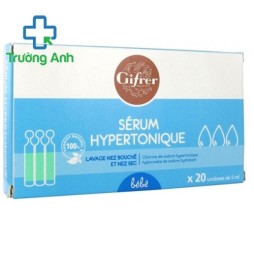 Nước Muối Gifrer Sérum Hypertonique 20 Ống