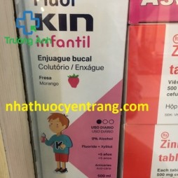 Nước Súc Miệng Kin Trẻ Em - Fluor Kin Infantil 500Ml
