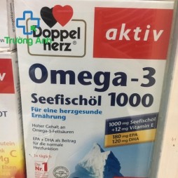 Omega 3 Doppel Herz Seefischol 1000Mg + Vitamin E 80 Viên