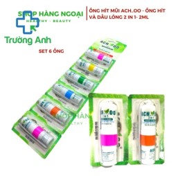 Ống Hít Và Dầu Lỏng Ach...oo 2 In 1 Inhale