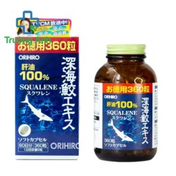 Orihiro Viên Uống Dầu Gan/Sụn Vi Cá Mập Squalene 360 Viên