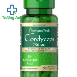 Puritan's Pride Cordyceps Mushroom 750Mg 60V