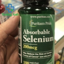 Puritan’s Pride Selenium 200Mcg (100 Viên)