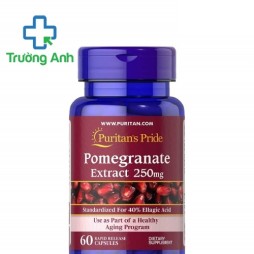 Tinh Chất Lựu Puritan’s Pride Pomegranate Extract 250Mg 60 Capsules