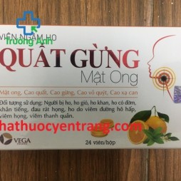 Viên Ngậm Quất Gừng Mật Ong Vega