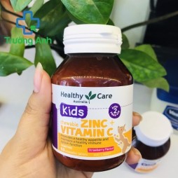 Viên Nhai Healthy Care Zinc + Vitamin C