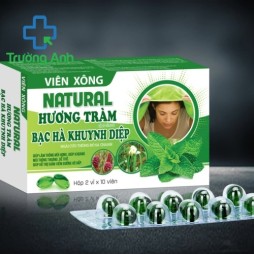Viên Xông Natural Hương Tràm ,Bạc Hà, Khuynh Diệp