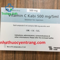 Vitamin C Kabi 500Mg/5Ml