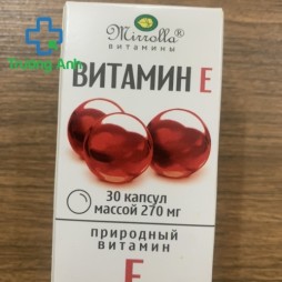 Vitamin E Đỏ Mirrolla Nga 270Mg