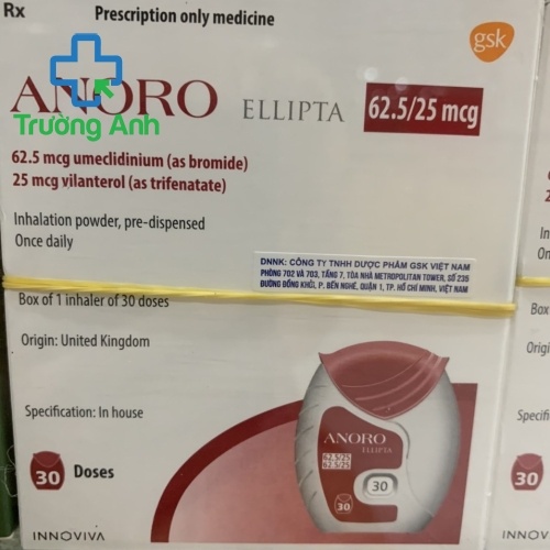 Anoro Ellipta 62.5/25 Mcg