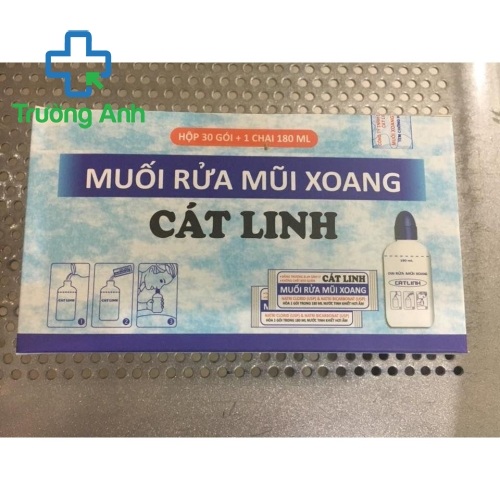 Bình + Muối Rửa Mũi Xoang Cát Linh