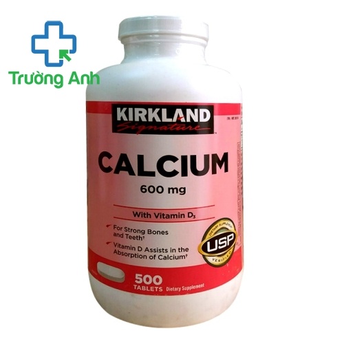 Calcium 600Mg With Vitamin D3 Kirkland 500 Viên