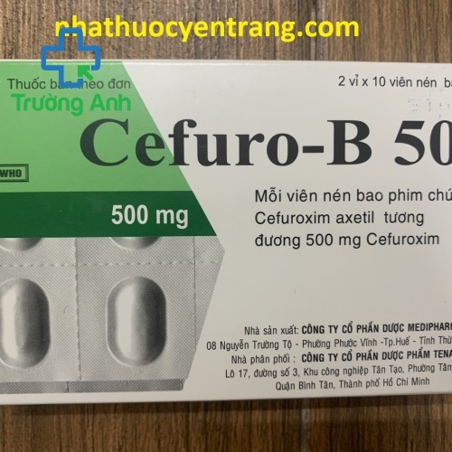 Cefuro-B 500Mg (20 Viên)