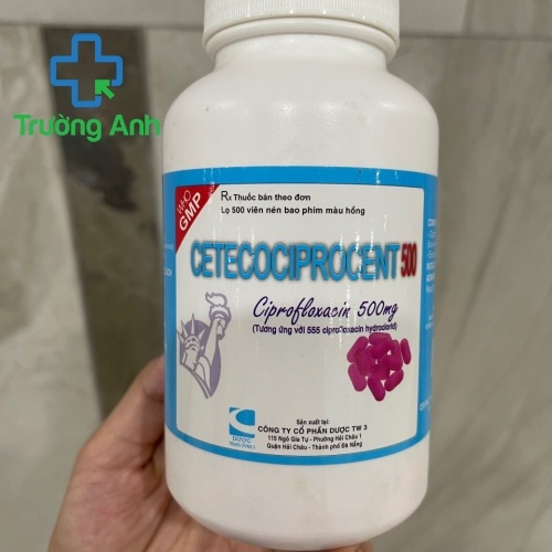 Cetecociprocent 500Mg (500 Viên)