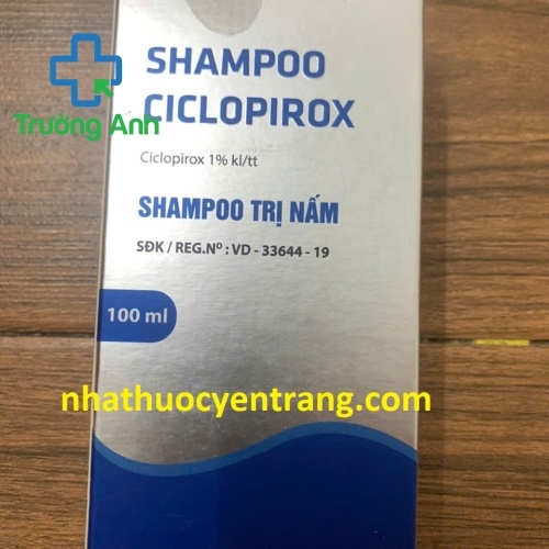 Dầu Gội Ciclopirox 100Ml