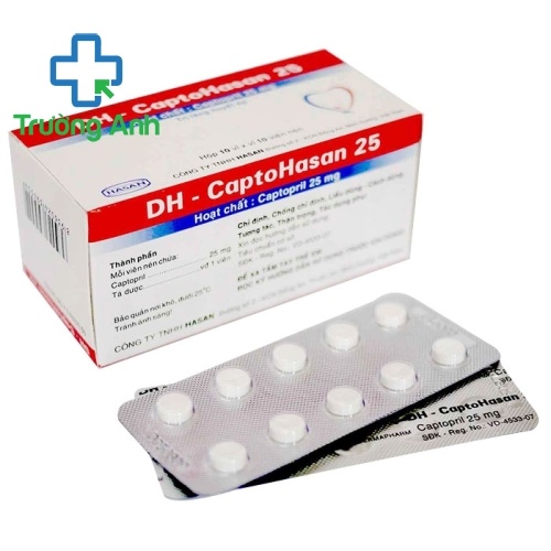 Dh-Captohasan 25Mg (100 Viên)