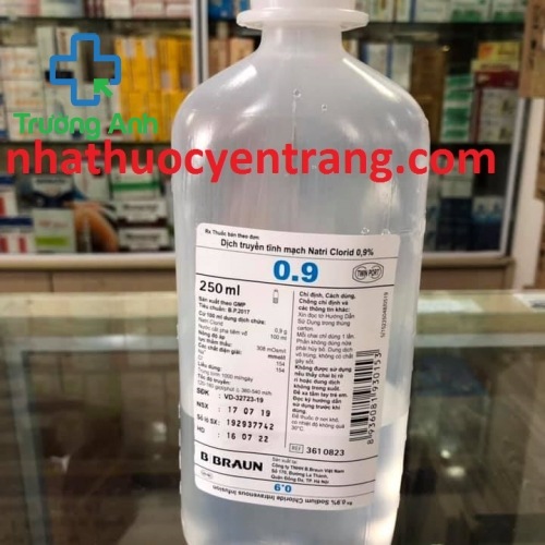 Dịch Truyền Natri Clorid 250Ml - Chai 500Ml