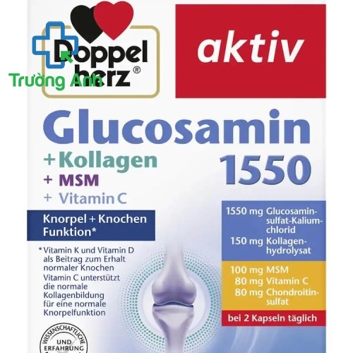 Doppel Herz Glucosamin 1550 Kollagen 40 Viên