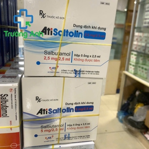 Dung Dịch Khí Dung Atisaltolin 5Mg/2.5Ml