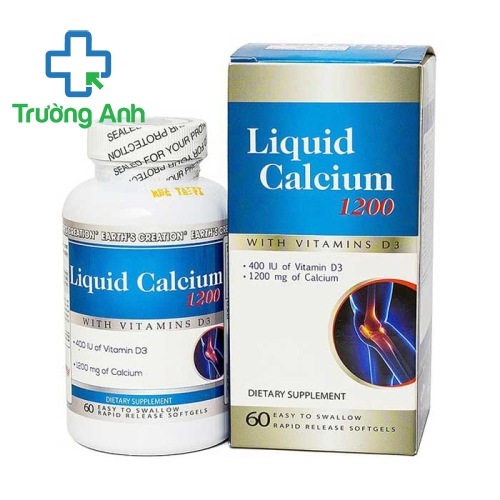 Earth’s Creation Liquid Calcium 1200 60 Viên