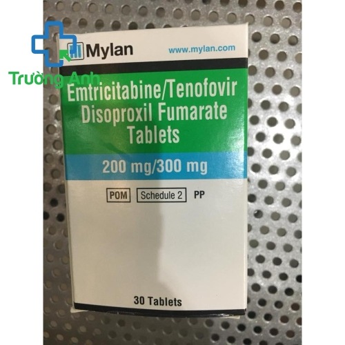 Emtricitabine 200Mg/Tenofovir 300Mg Mylan