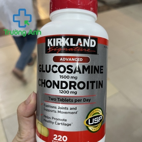 Glucosamine 1500Mg Chondroitin 1200Mg Kirkland Advanced 220 Viên