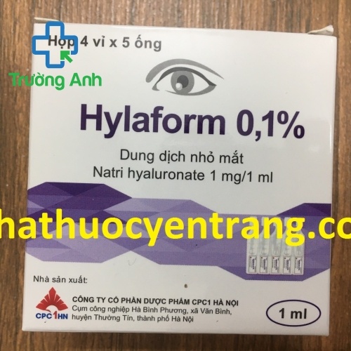 Hylaform 0.1% 1Ml