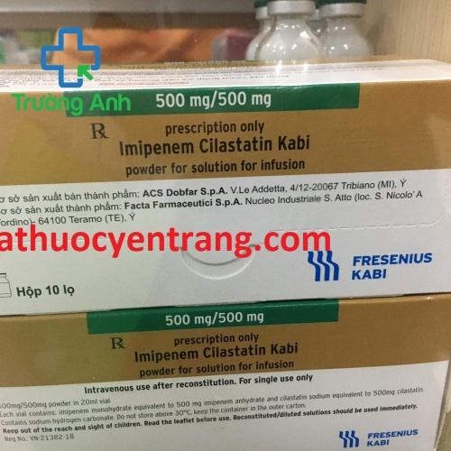 Imipenem Cilastatin Kabi 500Mg/500Mg