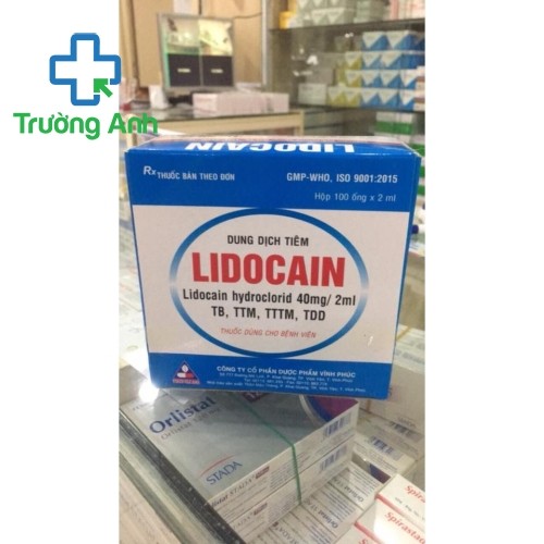 Lidocain 40Mg/2Ml Vĩnh Phúc