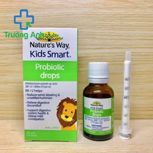 Men Vi Sinh Nature's Way Kid Smart Probiotics Drops 20Ml