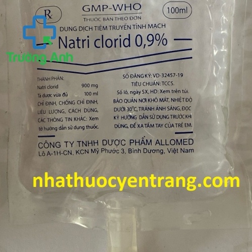 Natri Clorid 0.9% 100Ml Allomed