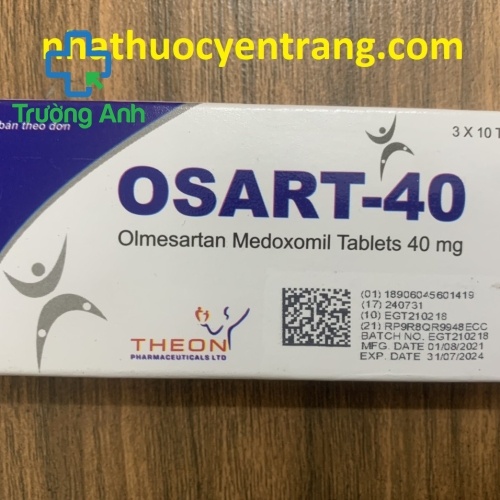 Osart 40Mg (Hộp 30 Viên)