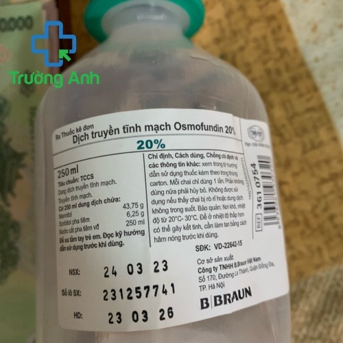 Osmofundin 20% 250Ml