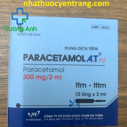 Paracetamol A.t Inj 300Mg/2Ml