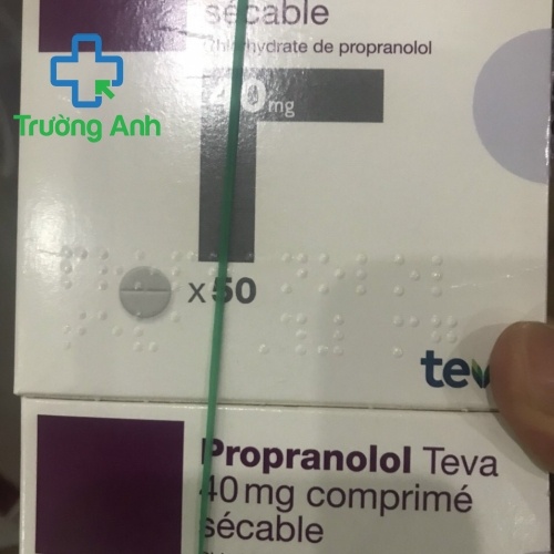 Propranolol Teva 40Mg