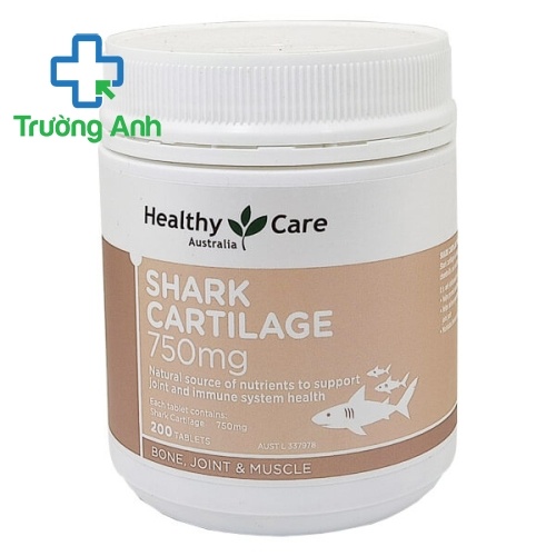 Sụn Cá Mập Healthy Care Shark Cartilage 750Mg 200 Viên